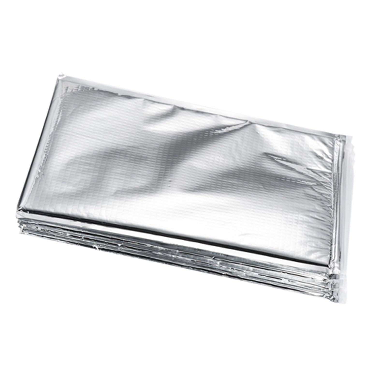ALUMINUM FOIL INSULATED FOOD STORAGE BAG THERMAL COOLER SILVER